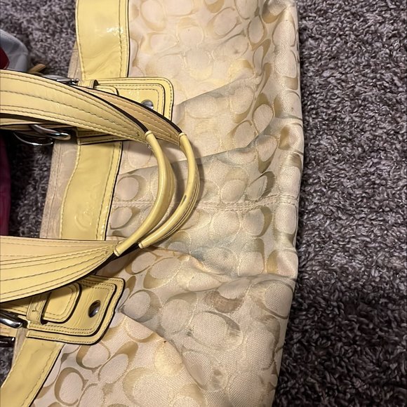 Yellow Coach Shoulder Bag - Picture 3 of 3